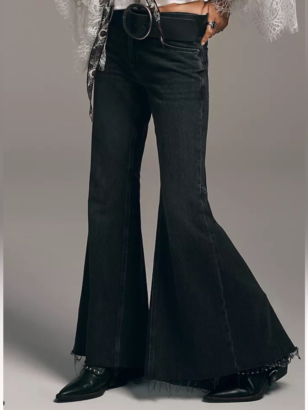 We The Free Emre Low-Rise Flare Jeans